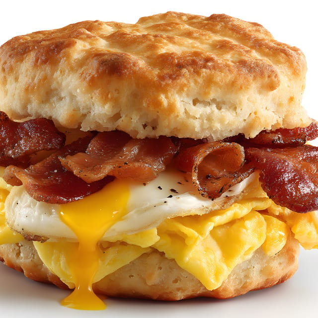 Bacon, Egg & Cheese Biscuit.