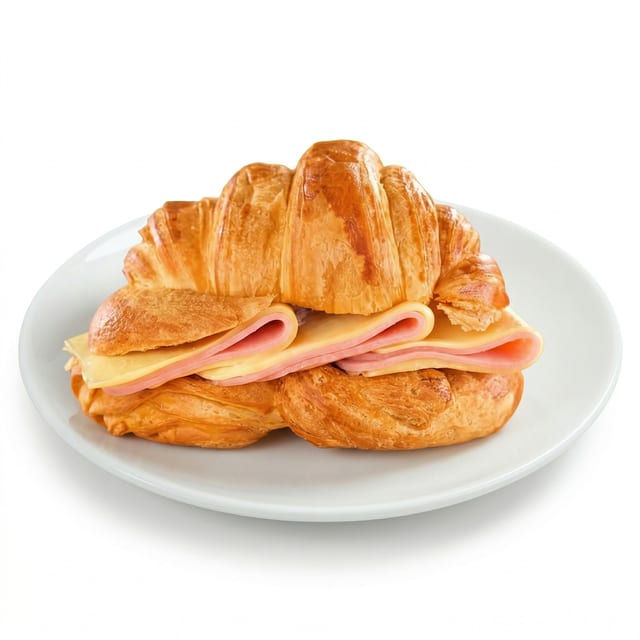 Turkey, Egg & Cheese Croissant.