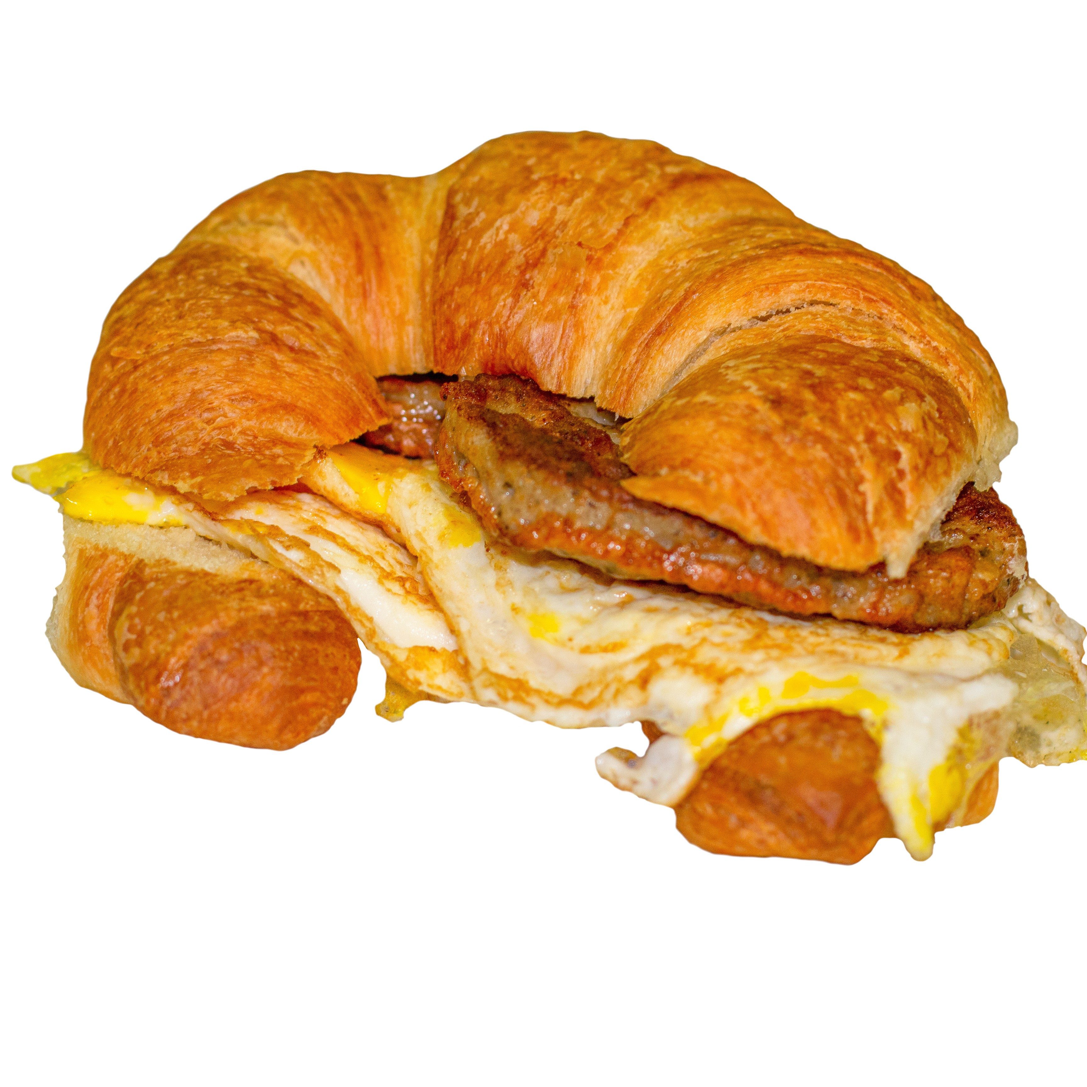 Sausage, Egg & Cheese Croissant.