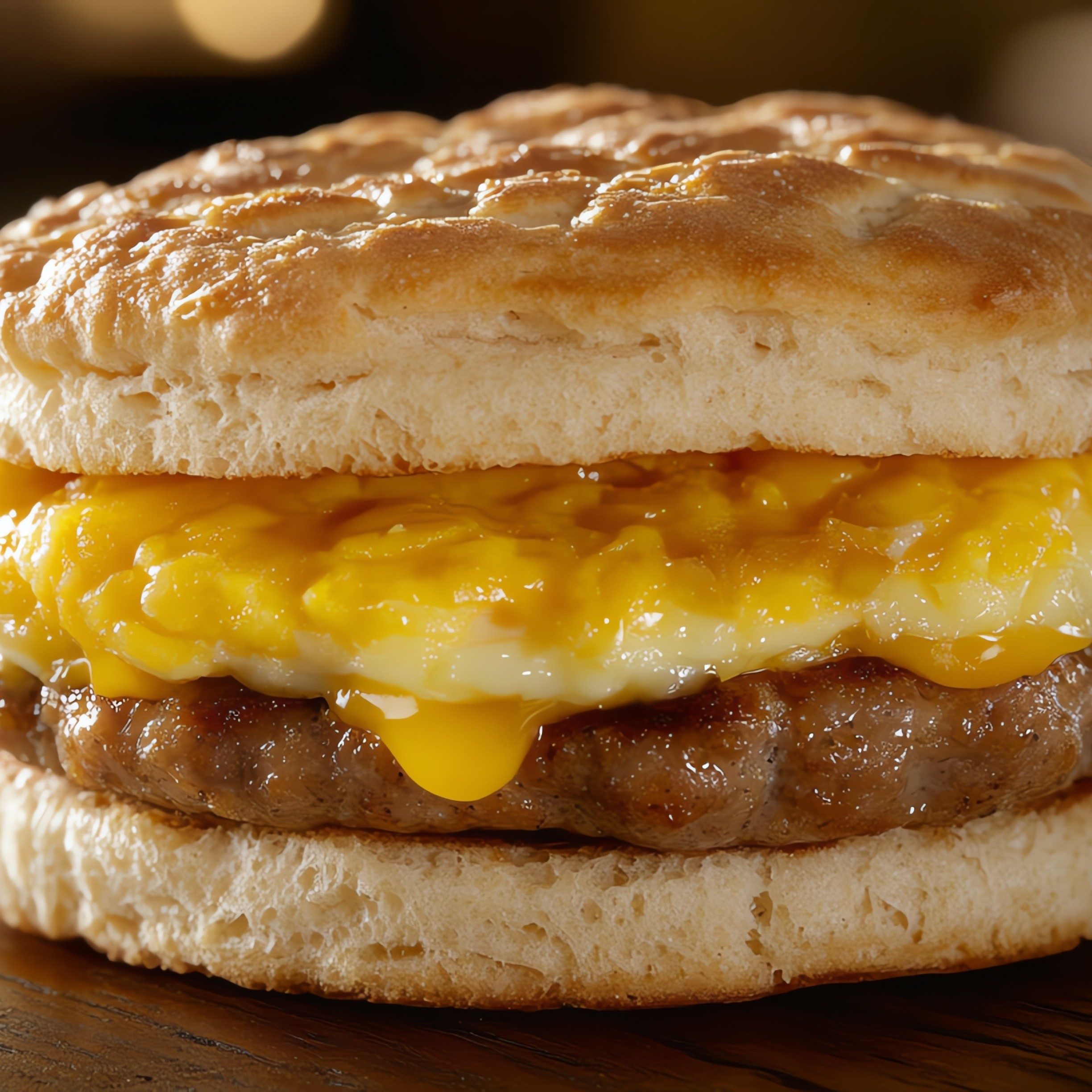 Sausage, Egg & Cheese Biscuit.