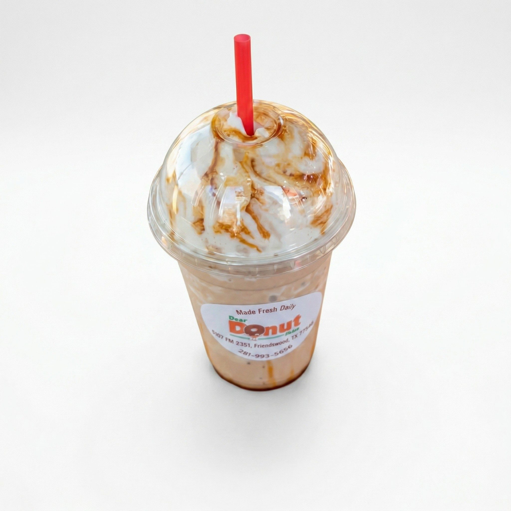 Caramel Frappe.