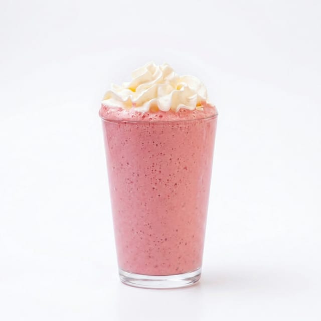 Strawberry Frappe.
